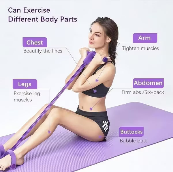 Multifunction Yoga Pedal Puller (Fitness Resistance Band)