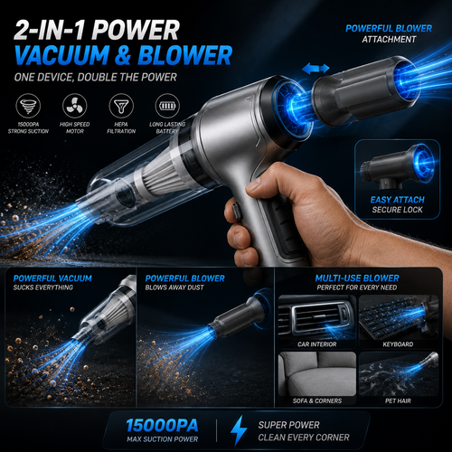 Wireless Powerful Car Vacuum Cleaner