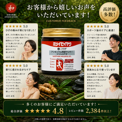 Japanese Instant Pain Relief Soothing Massage Gel