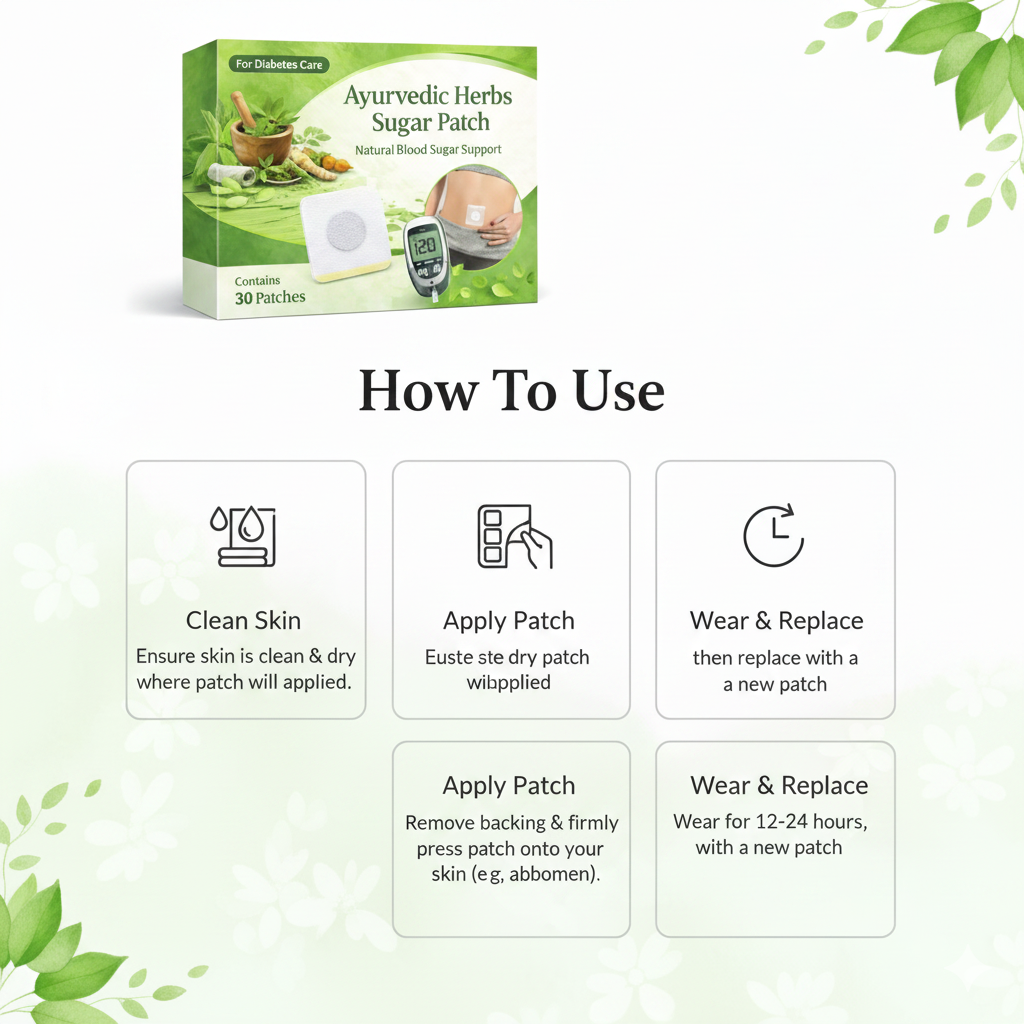 HerbPatch™ – Ayurvedic Herbs Sugar Patch