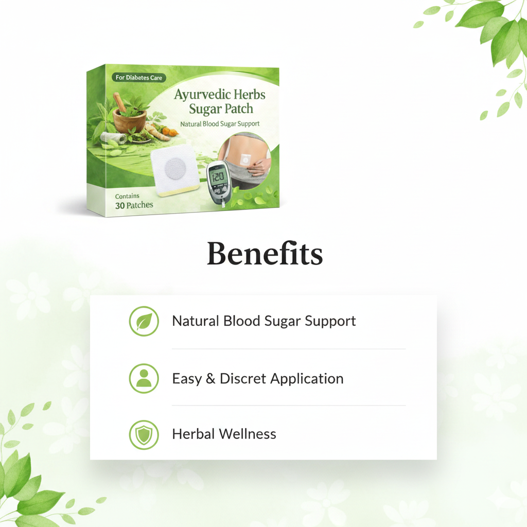 HerbPatch™ – Ayurvedic Herbs Sugar Patch